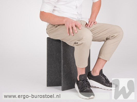 Kretho TakeOseat - Opvouwbare Vilten kruk