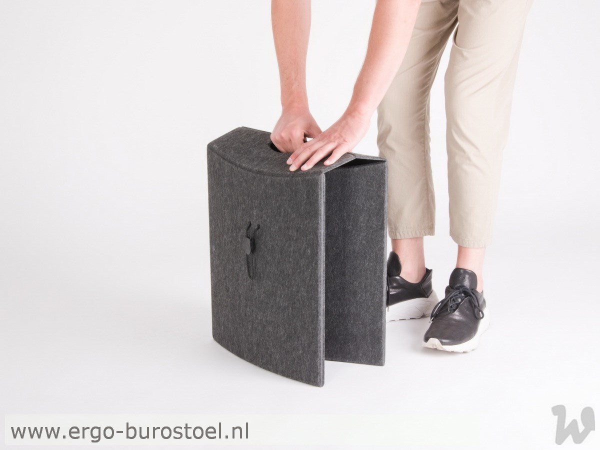 Kretho TakeOseat - Opvouwbare Vilten kruk