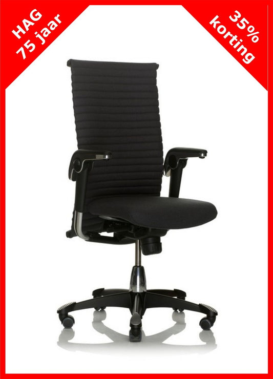 HAG Excellence 9321 Zwart leder